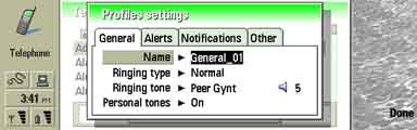 Creating a profile
